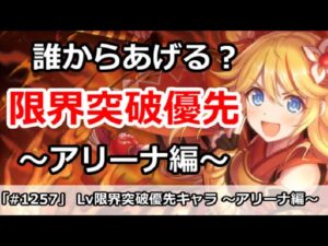 【プリコネ】Lv限界突破の優先度解説 ～アリーナ編～【プリンセスコネクト！】