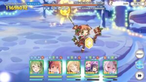 プリンセスコネクト クランバトル 2021年12月 5段階目 オブシダンワイバーン セミオート 1600万～1860万 クリリノ編成(かわいい)