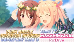 Princess Connect! Re:Dive Clan Battle Obsidian Wyvern (オブシダンワイバーン) Tier 3 - Team 1 [Diciembre 2021]