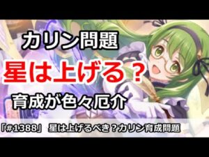 【プリコネ】星は上げるべきか！？カリンの育成問題【プリンセスコネクト！】