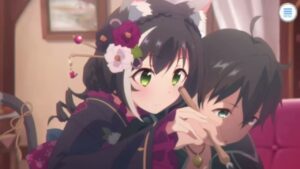 ハグをしゃっくりで誤魔化すニャル「プリコネR プリンセスコネクトRe:Dive」