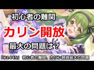 【プリコネ】初心者最大の難関カリン開放！その問題点とは【プリンセスコネクト！】
