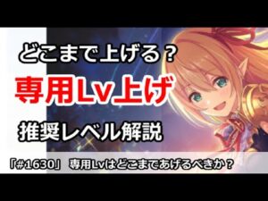 【プリコネ】専用Lvはどこまで上げるべきか！？推奨レベルを解説【プリンセスコネクト！】