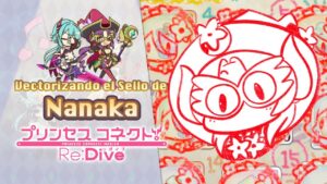 Vectorizando el Sello de Nanaka | Princess Connect! Re:Dive | #short
