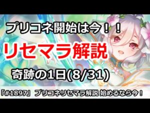 【プリコネ】プリコネリセマラ解説！8/31は奇跡の1日、始めるなら絶対今！！【プリンセスコネクト！】