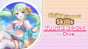 Princess Connect! Re:Dive | 3★ Chika (Summer) | Live2D, Union Burst & Skills [Español]