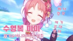 프린세스 커넥트 리다이브(Princess Connect! Re:Dive, プリンセスコネクト！Re:Dive) 수영복 미미 뽑기(수미미, 에니메이션 연출, 水着ミミ(サマー)ガチャ)