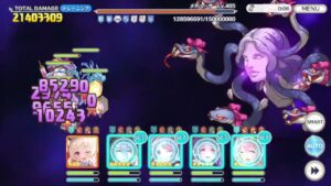 【プリコネR】5段階目メデューサ　魔法セミオート2520万（水ユイレベル注意）【8月クランバトル】