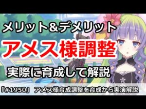 【プリコネ】アメス様調整のメリット、デメリットは？実際に育成して実演解説【プリンセスコネクト！】
