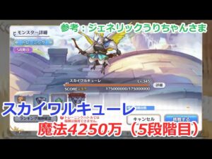 【プリコネ】スカイワルキューレ魔法参考4230万（5段階目）