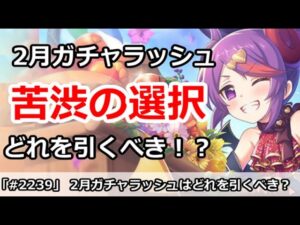 【プリコネ】苦渋の選択！2月ガチャラッシュはどれを引くべきか！？ (コメントに要注意点あり)【プリンセスコネクト！】