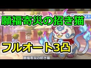 【プリコネR】願福寄災の招き猫SP　物理フルオート3凸【イベントSP】【猫と駄菓子の喫茶店　カフェ・ナッシュカッツェにようこそ】