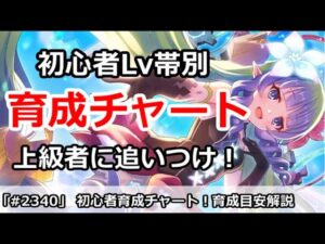【プリコネ】上級者に追いつけ！初心者Lv帯別育成チャート解説【プリンセスコネクト！】