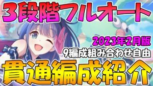 【プリコネR】３段階目組み合わせ自由完全フルオート編成紹介2023年3月版【ワイバーン】【ライライ】【ライデン】【ウールウヘジン】【メサルティム】