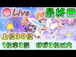 🔴【👑プリコネ】最終日　1位率さらに上がったかも【プリセスコネクトRe:Dive】