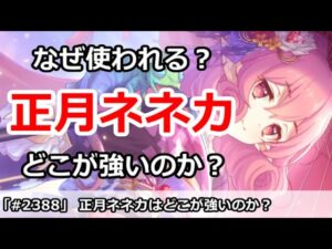 【プリコネ】正月ネネカはなぜつかわれるのか？どこが強いのか解説【プリンセスコネクト！】