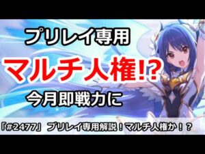 【プリコネ】プリレイ専用装備解説！今月即戦力のマルチ人権か！？【プリンセスコネクト！】