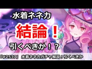 【プリコネ】水着ネネカガチャ解説！引くべき！？【プリンセスコネクト！】