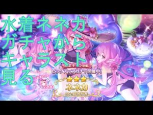 【プリコネＲ】限定水着ネネカ　ガチャからキャラスト鑑賞