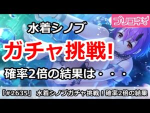 【プリコネ】水着シノブ 最終日ガチャ挑戦！確率2倍の結果は・・・【プリンセスコネクト！】