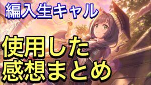 【プリコネ】編入生キャル性能解説動画。使用した感想まとめ。【プリンセスコネクト】【キャル】【編入生】