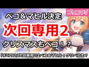 【プリコネ】次回専用装備2はペコ＆マヒルに決定！クリスマスもペコ！？【プリンセスコネクト！】