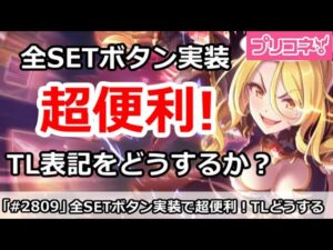 【プリコネ】ついに全SETボタン実装で超便利！編成TLの書き方はどうする？【プリンセスコネクト！】