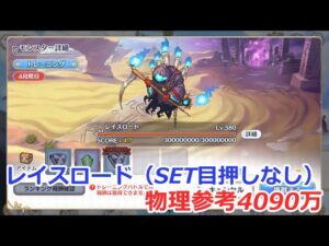 【プリコネ】レイスロード物理参考 4090万 4段階目（SET編成）