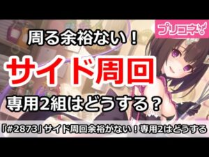 【プリコネ】サイド周回の余裕がない！専用2組はどうするか【プリンセスコネクト！】