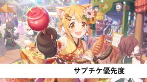 サプチケ優先度解説【プリコネR】