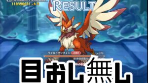 【プリコネ】4段階目 ワイルドグリフォン  1億1839万　目押しなし
