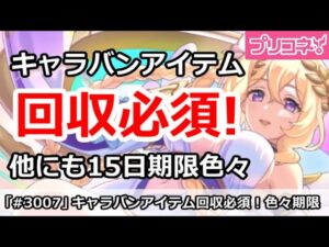 【プリコネ】キャラバンアイテム回収必須！他にも15日期限が色々重要！【プリンセスコネクト！】