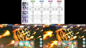 プリンセスコネクト クランバトル 2024年3月 2段階目 ワイバーン ＆ タフガイスト共通 物理 消滅編成02(カヤベル、聖クロエ、水アキノ、リベノゾ、オツキ)