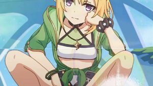 【プリコネ】クロエ (種崎敦美)  水着でM字開脚からの～必殺技ユニオンバースト演出！プリンセスコネクト！Re:Dive