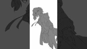 【プリコネR】クロエ描いて見た #shorts #プリコネR #イラストメイキング　#art #illustration