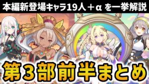 【プリコネR】プリンセス会議開催直前！ メインストーリー第三部前半登場キャラを総解説【キャラ解説 ストーリー解説 考察】