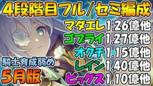 【プリコネR】4段階目クラバトフル/セミ編成紹介！2024年5月版【マダムエレクトラ】【ゴブリンライダー】【オークチーフ】【レインスピリット】【ツインピッグス】