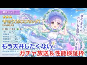 【プリコネ】もう天井したくないガチャ放送＆性能検証枠
